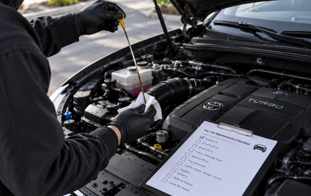 Car Maintenance Checklist Before a Long Trip